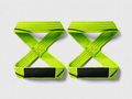 Custom Powerlifting Wrist Straps | Wholesale Weightlifting Lifting Straps | Lime Green Black | Apparels Bridge