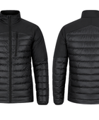 Men’s Panelled Stand-Collar Goose Down Jacket – Black | B2B Low MOQ