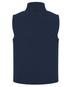 B2B Navy Soft Shell Gilet Low MOQ Custom Hairdressing Workwear