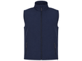 B2B Navy Soft Shell Gilet Low MOQ Custom Hairdressing Workwear