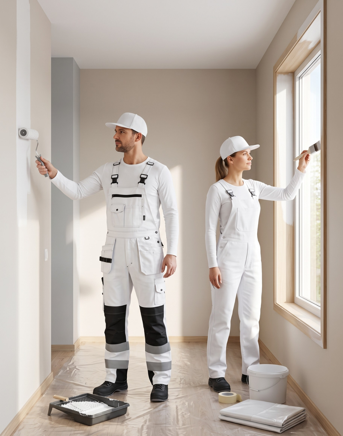 Professional painter workwear