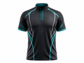Custom Charcoal Teal Darts League Shirt