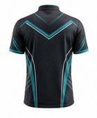 Custom Charcoal Teal Darts League Shirt