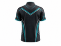 Custom Charcoal Teal Darts League Shirt