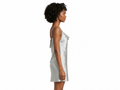 Wholesale Pearl White Satin Babydoll Sleep Dress, Custom Sleeveless Nightgown Manufacturer for Private Label Brands