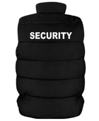 Security Printed Bodywarmer B2B Low MOQ Reflective Uniform Vest Black Workwear