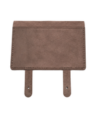 Custom Taupe Brown Leather Hunting Pouch B2B