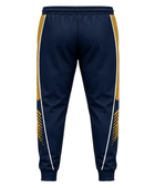 Custom Navy Yellow Rugby Sweat Pant | Wholesale Team Trousers for Clubs and Bulk Orders