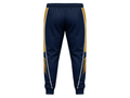 Custom Navy Yellow Rugby Sweat Pant | Wholesale Team Trousers for Clubs and Bulk Orders