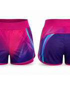Purple & Pink Training Shorts – Bulk Lifestyle & Performance Shorts, Low MOQ, Wholesale Activewear