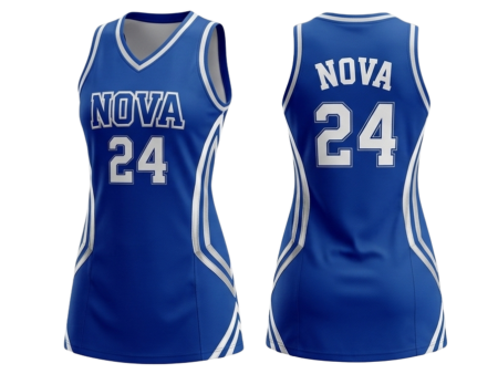 Custom Blue Basketball Dress