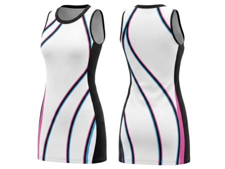 White Team Basketball Dress