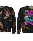 B2B Crewneck Sweatshirt Acid Wash DTG Low MOQ Winter Manufacturer