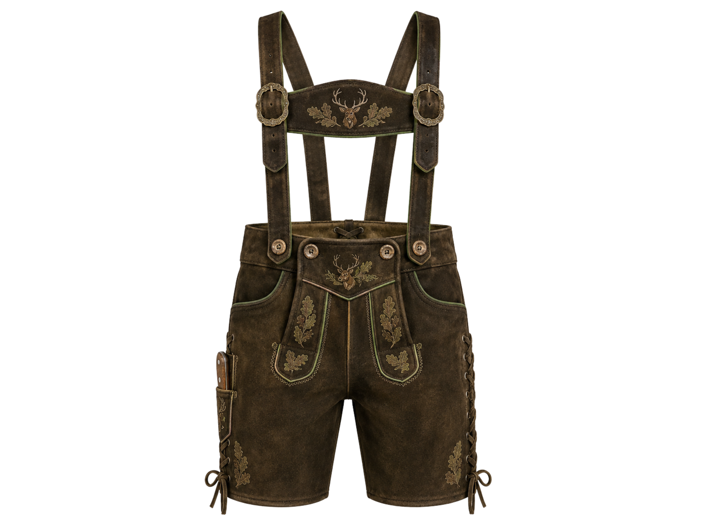 B2B Hunting Leather Hosen Dark Brown Low MOQ Hunting