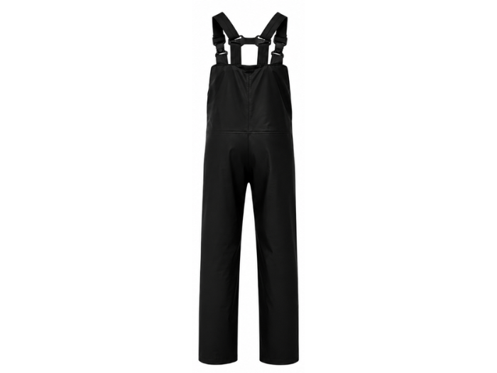 B2B Bib and Brace Agriculture Black Low MOQ Custom Workwear front design preview