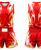 Custom Red & Yellow Combat Uniform – Team Set Bulk Orders, Low MOQ, Personalized Name & Number