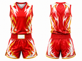 Custom Red & Yellow Combat Uniform – Team Set Bulk Orders, Low MOQ, Personalized Name & Number