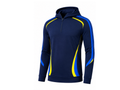 Custom Training and Lifestyle Hoodie | Wholesale Gym Team Hoodie | Navy Blue Yellow | Apparels Bridge