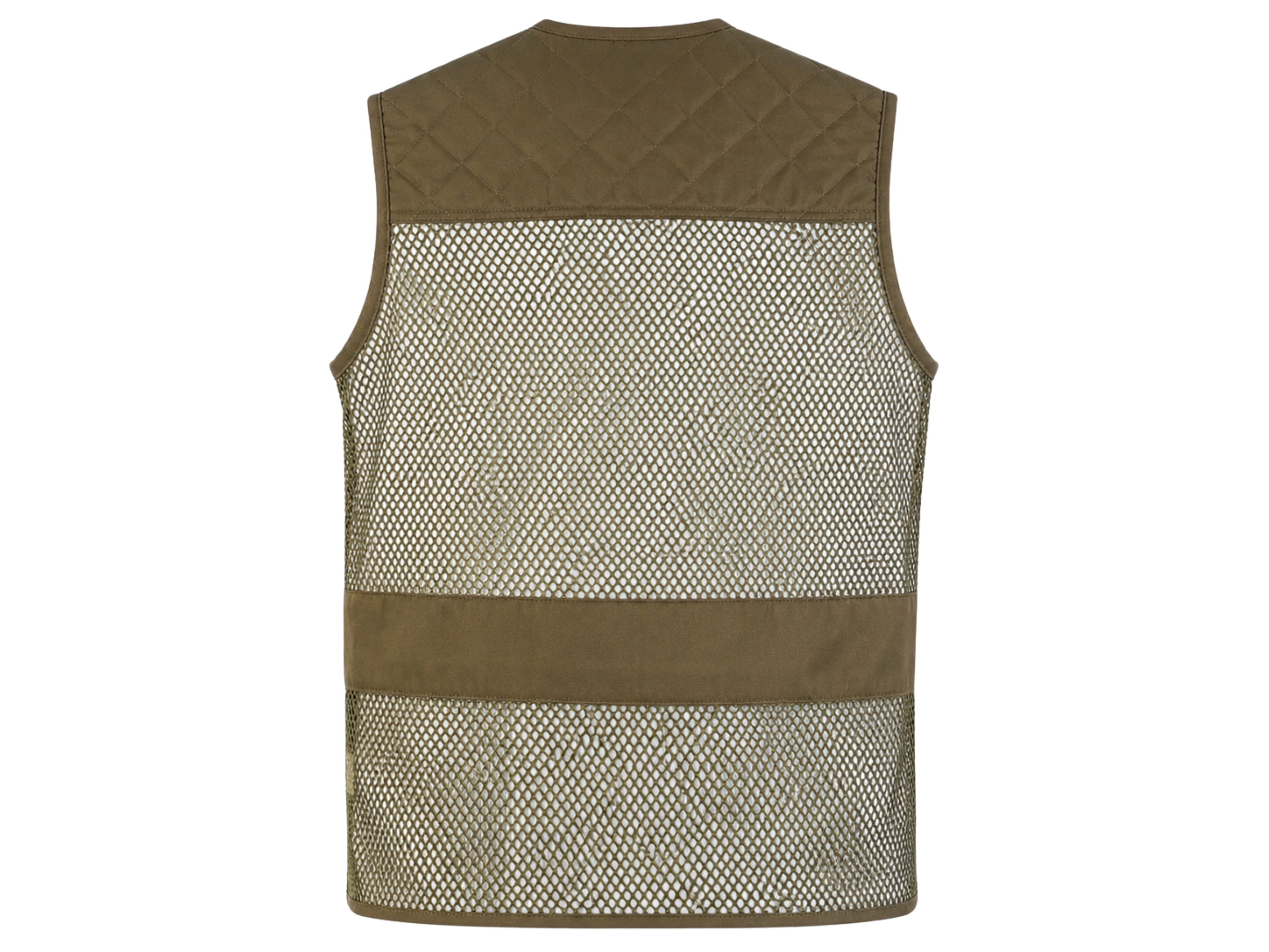 Hunting and Shooting Vest – Olive Green and Beige | B2B Low MOQ