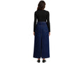 Custom Women’s Dark Indigo A-Line Denim Maxi Skirt