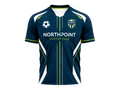 Custom Reversible Soccer Jersey | Wholesale White Navy Team Vest for Bulk Orders
