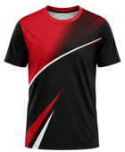 Black & Red Squash Jersey – Wholesale Bulk Team Jersey, Low MOQ, Performance Sportswear