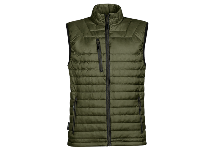 B2B Agriculture Thermal Bodywarmer Olive Custom Farm Workwear Low MOQ front design preview